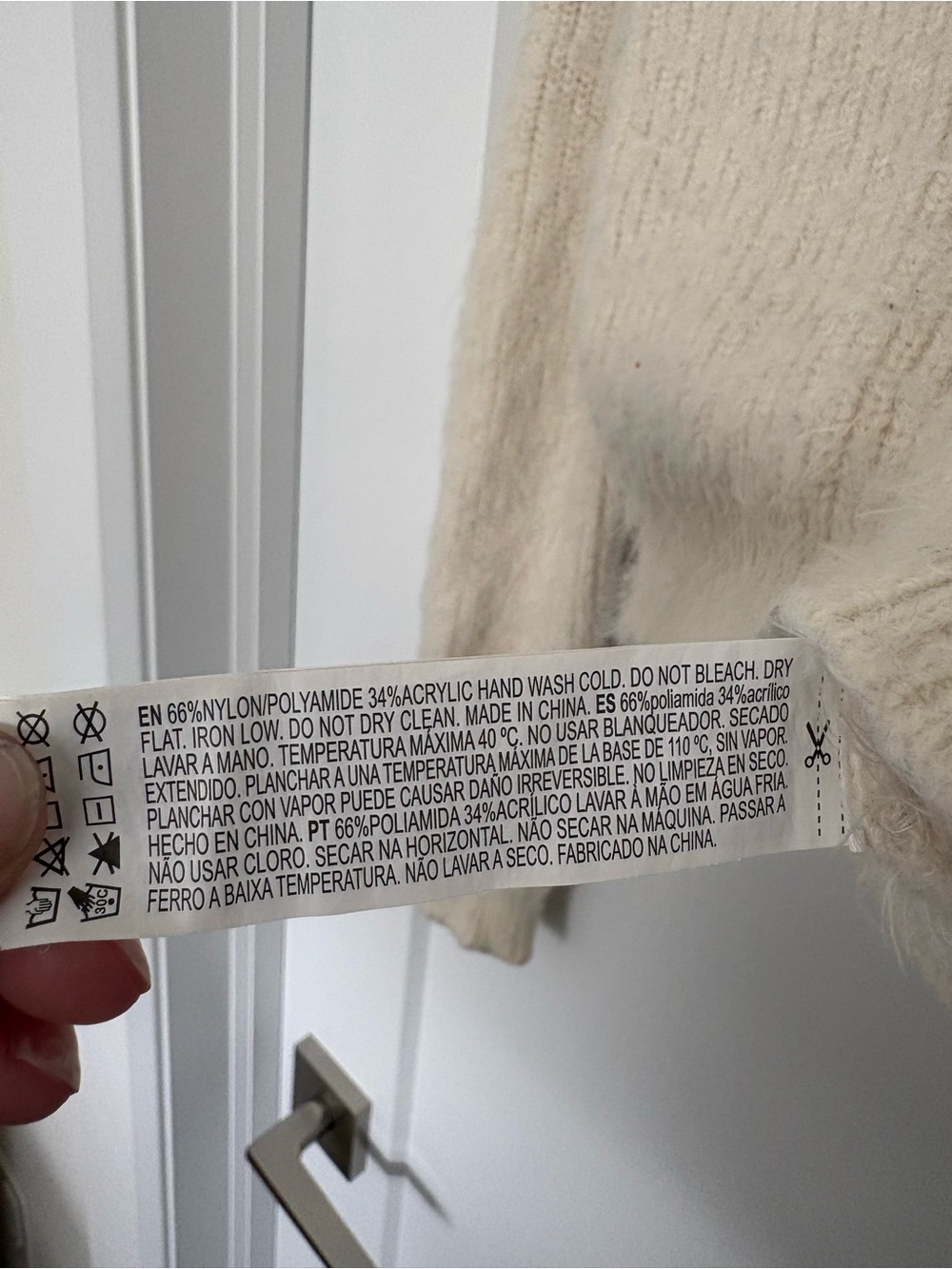 Forever 21 Cream Ribbed Crew Sweater - Picture 6 of 6